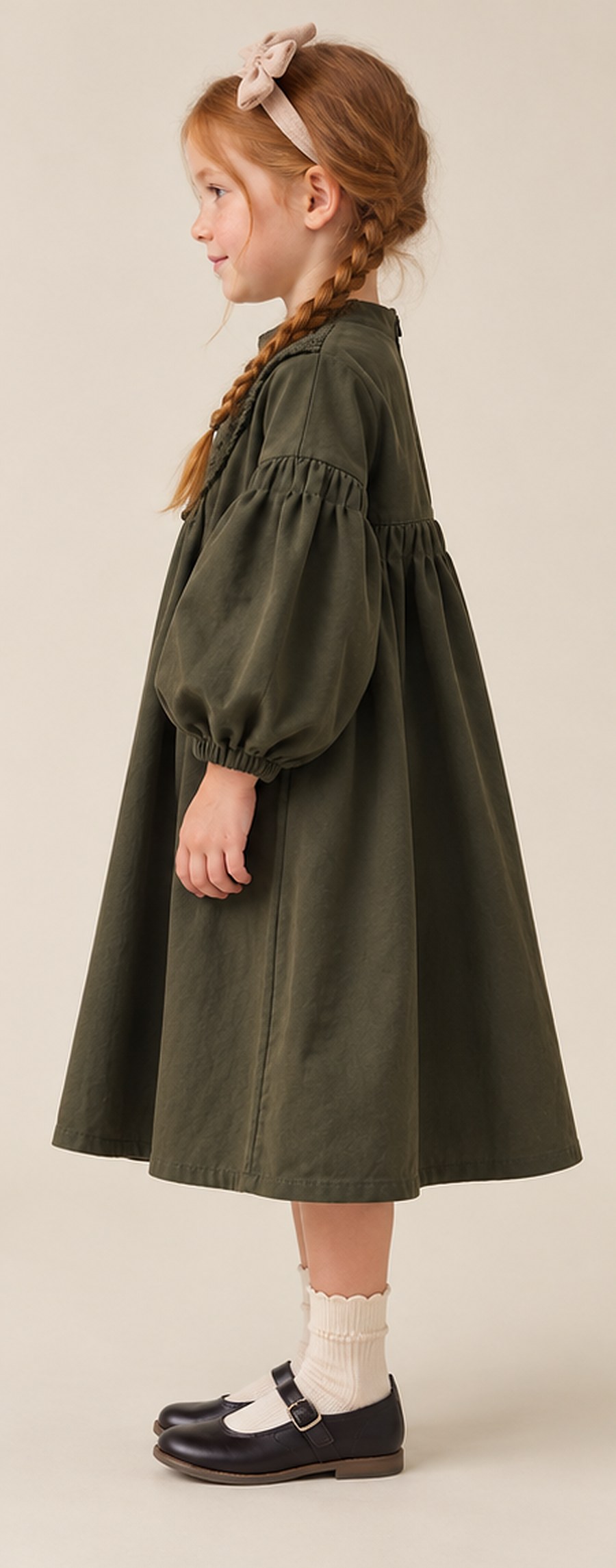 The forest smock dress in profile